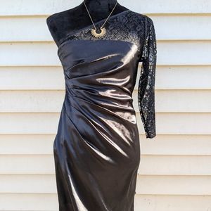 Hailey Logan Size 5/6 Lace and Silk Dress